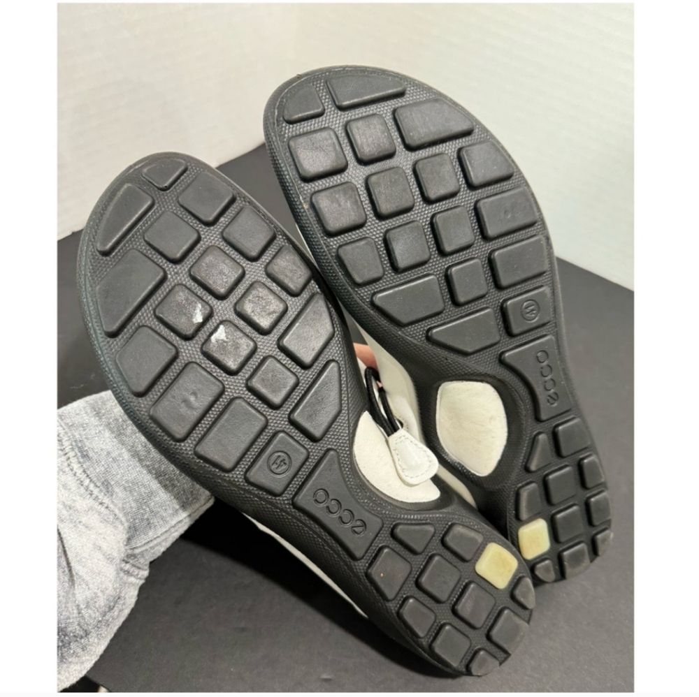 Ecco Leather Sandals Toggle Shoes Womens EU 41 Ghillie Comfort Strap - Picture 9 of 12